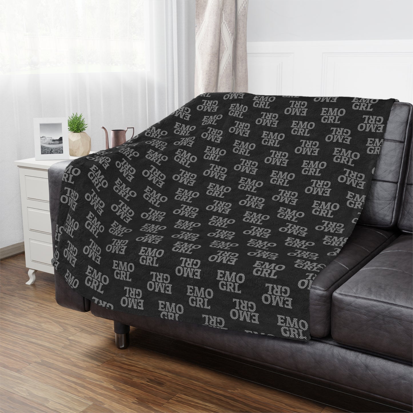 Emo Girl Microfiber Blanket