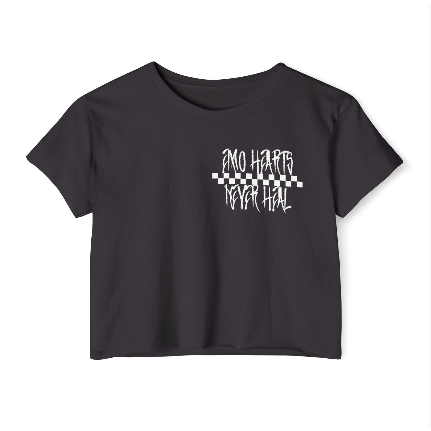 Emo Hearts Crop Top