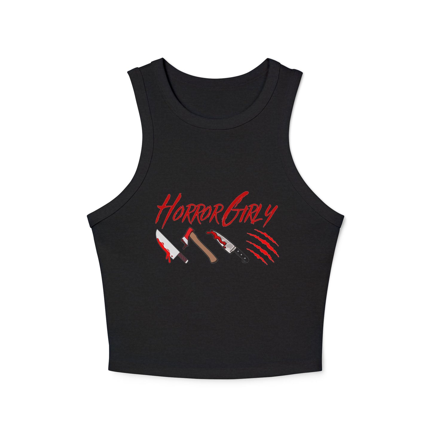 Horror Girly Racer Tank