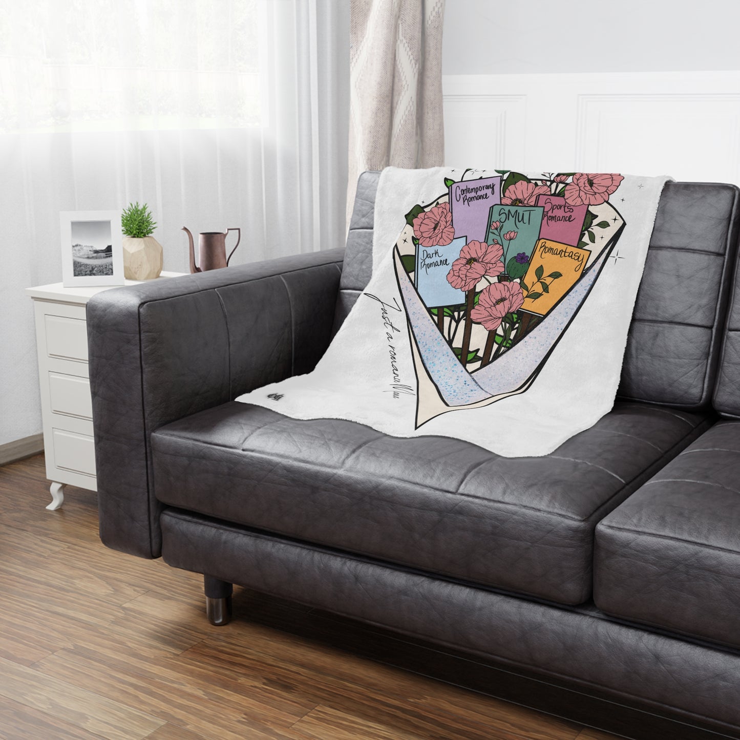 Book Bouquet Minky Blanket