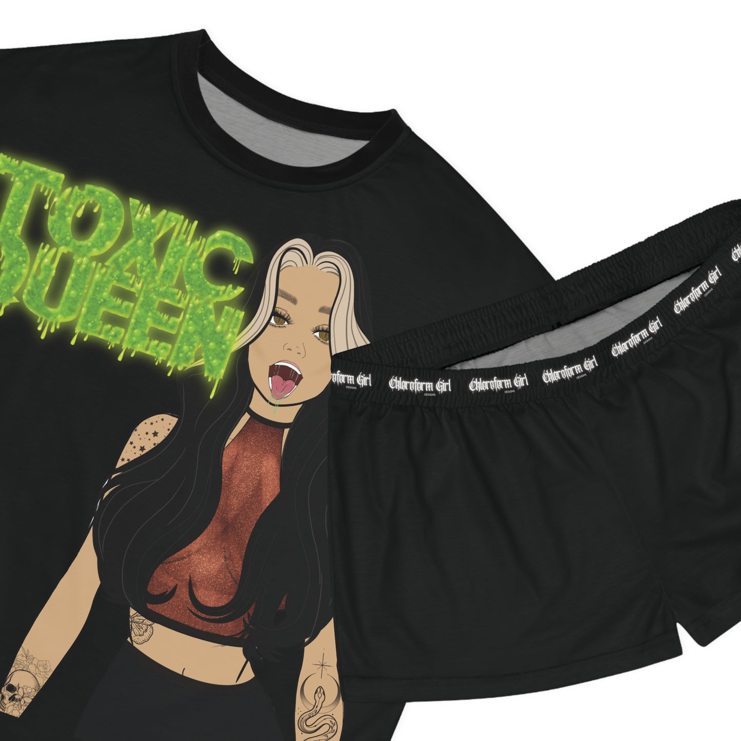 Toxic Queen Short Pajama Set