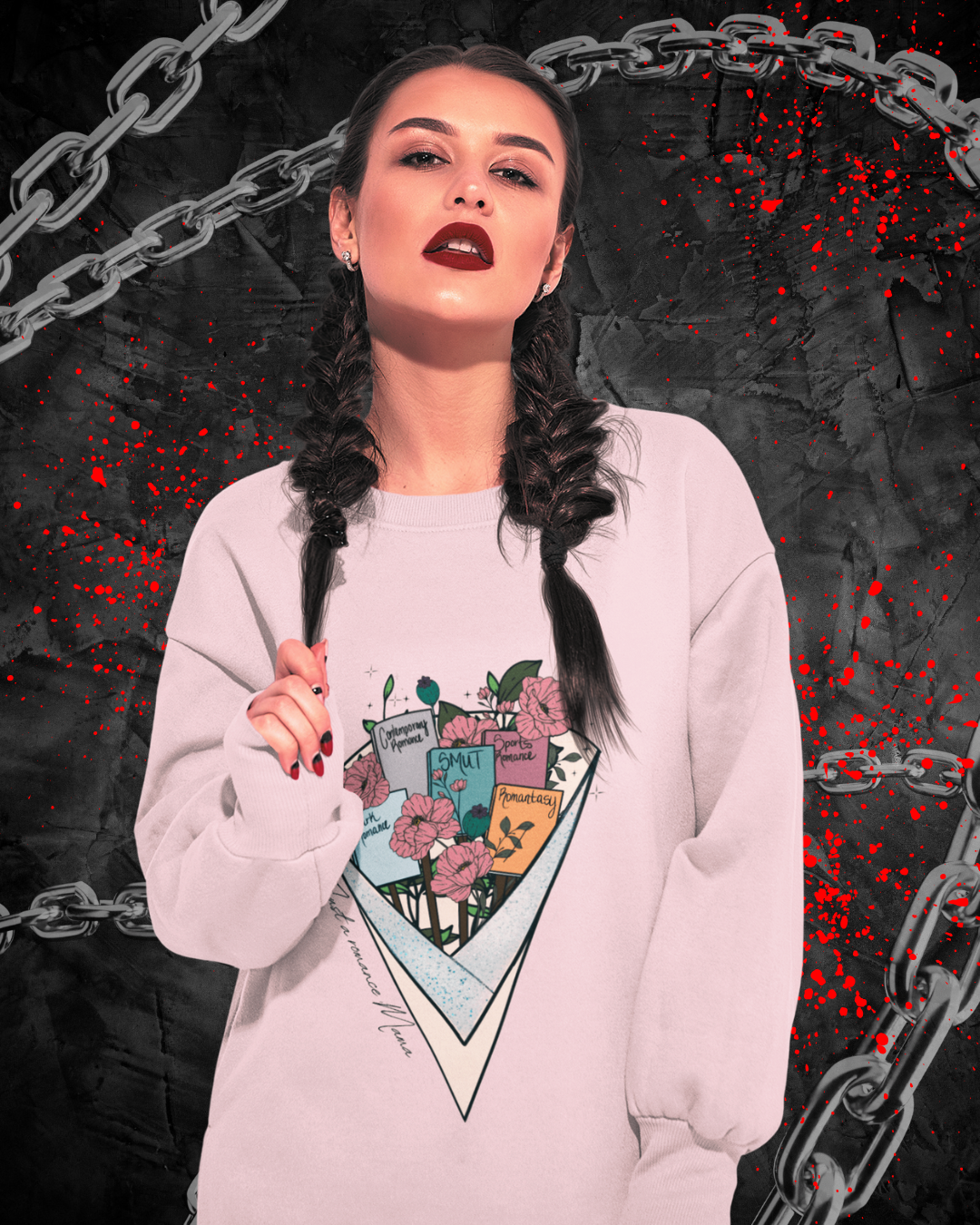 Book Bouquet Crewneck