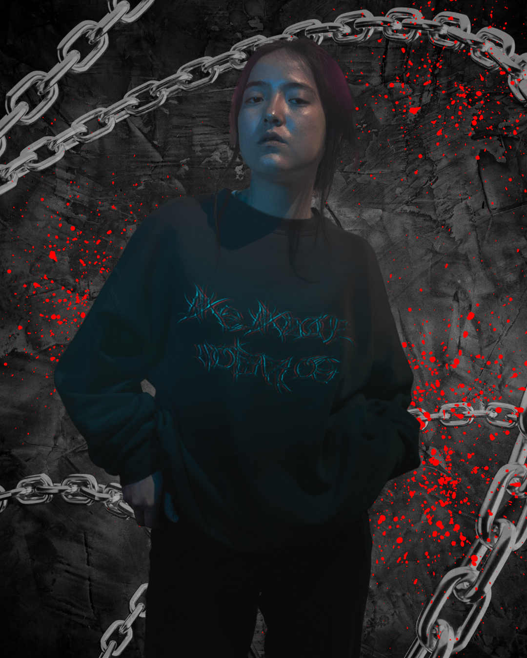 Glitched As Above, So Below Crewneck
