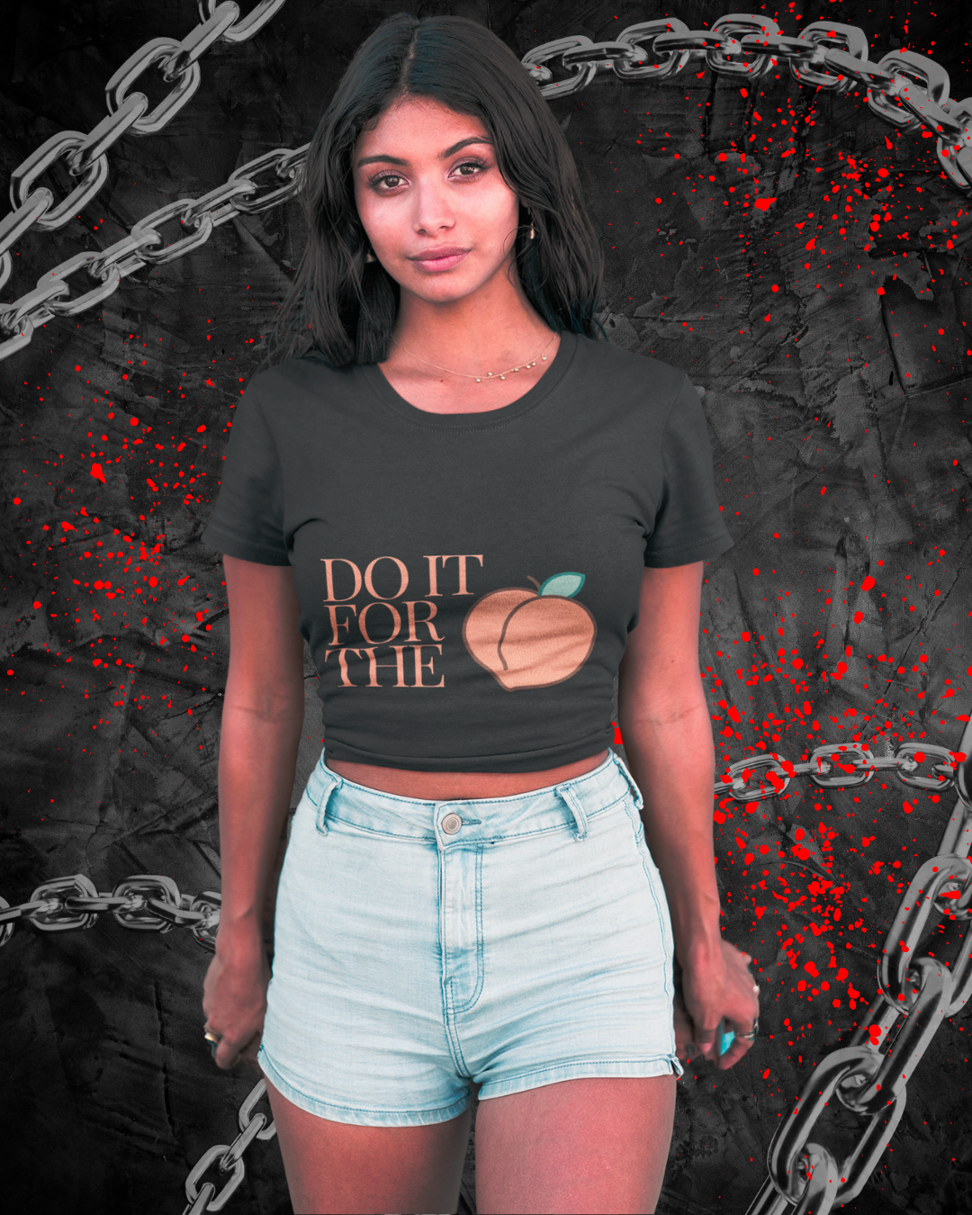 Do It For The 'Peaches' Crop Top