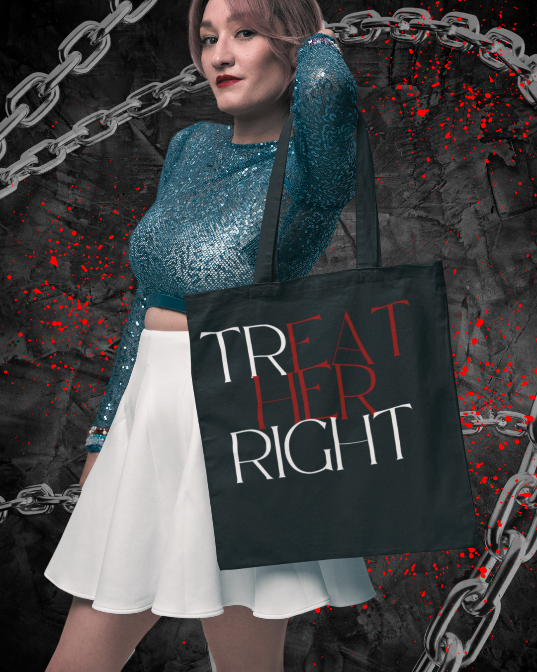 TrEAT Her Canvas Tote
