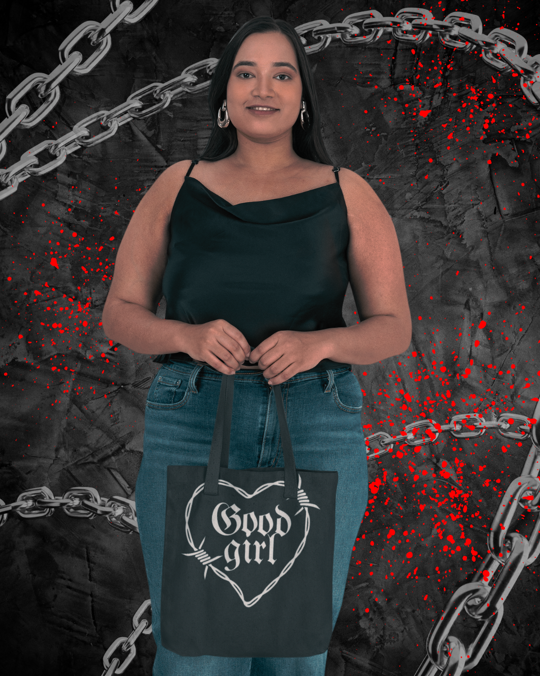 Good Girl Cotton Canvas Tote