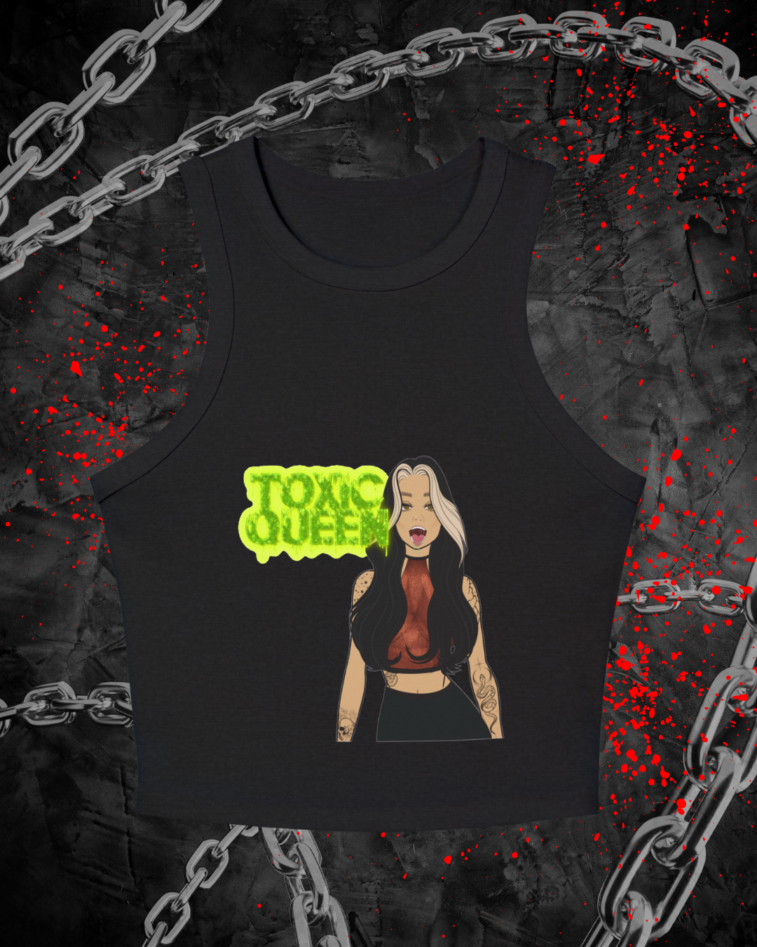 Toxic Queen Racer Tank