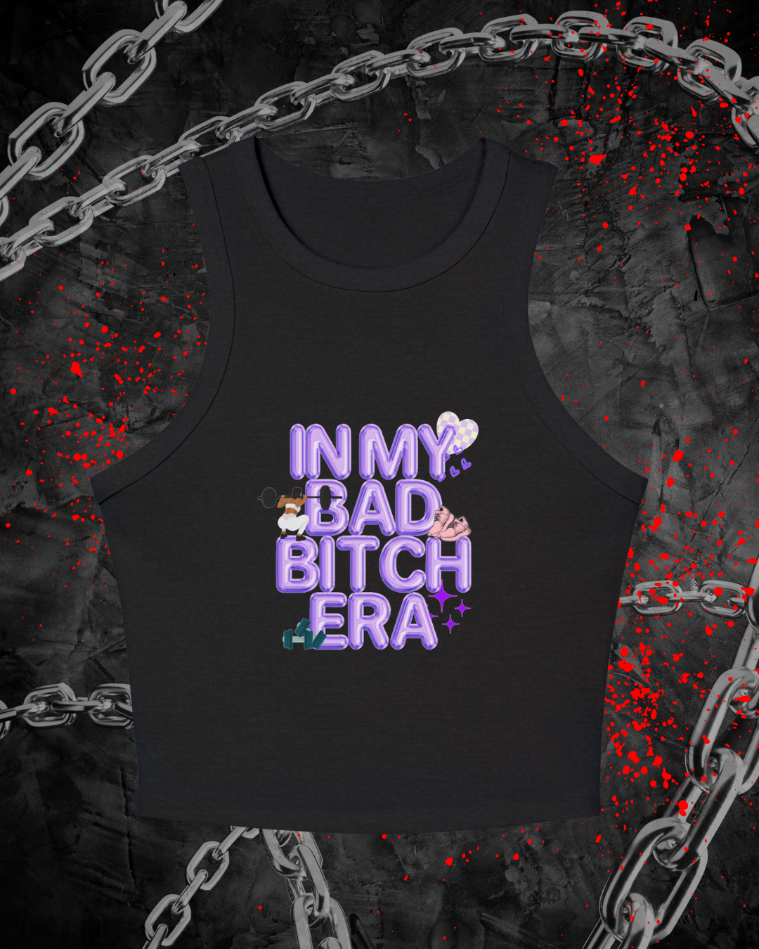 Bad Bitch Era Racer Tank (PURPLE)