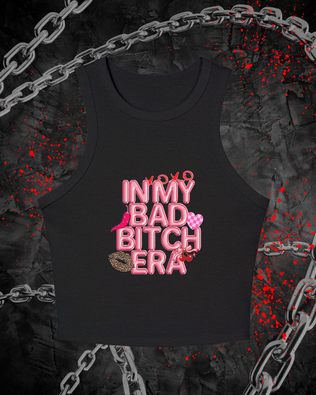 Bad Bitch Era Racer Tank (PINK)