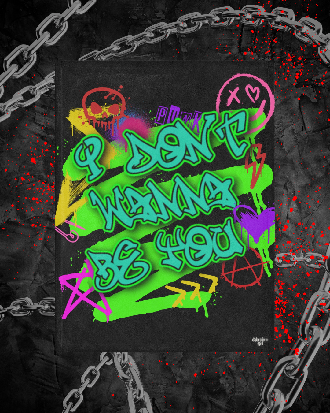 Don't Wanna Be You Microfiber Blanket
