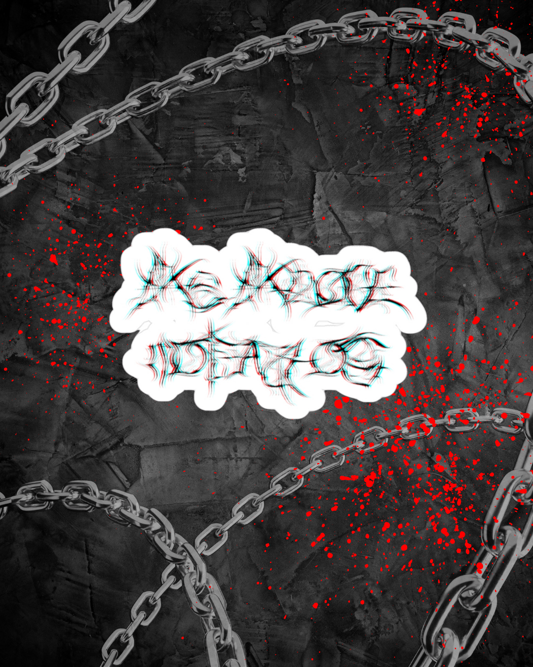 Glitched As Above, So Below Sticker