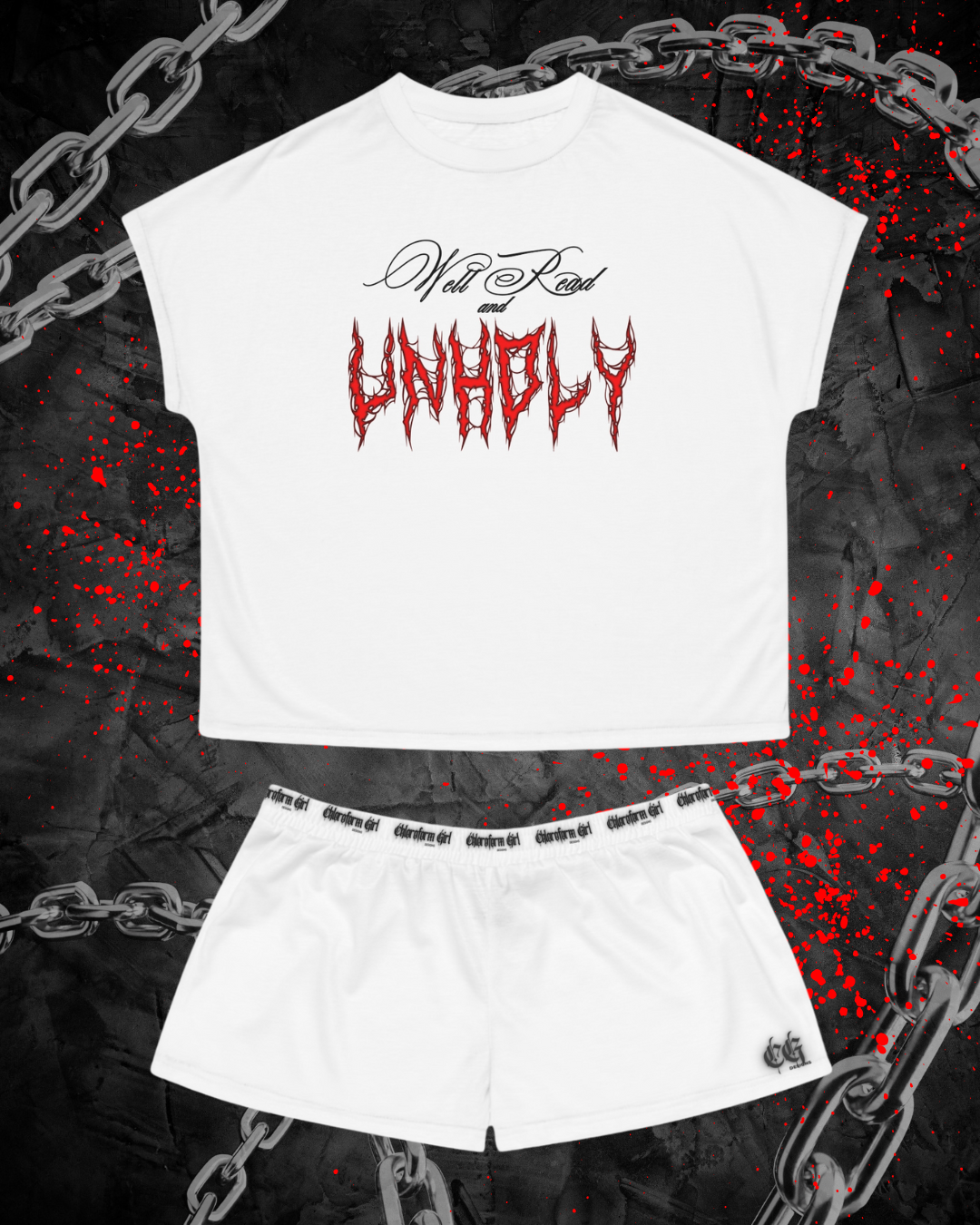 Unholy Short Pajama Set