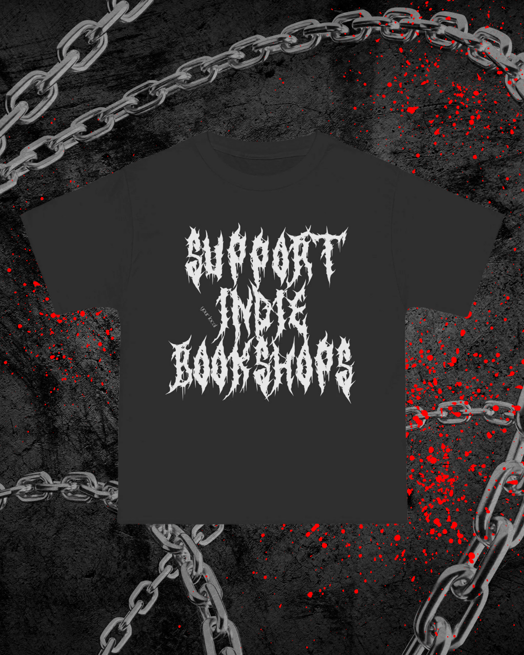 Support Your Local Indie Bookshops Pump Cover