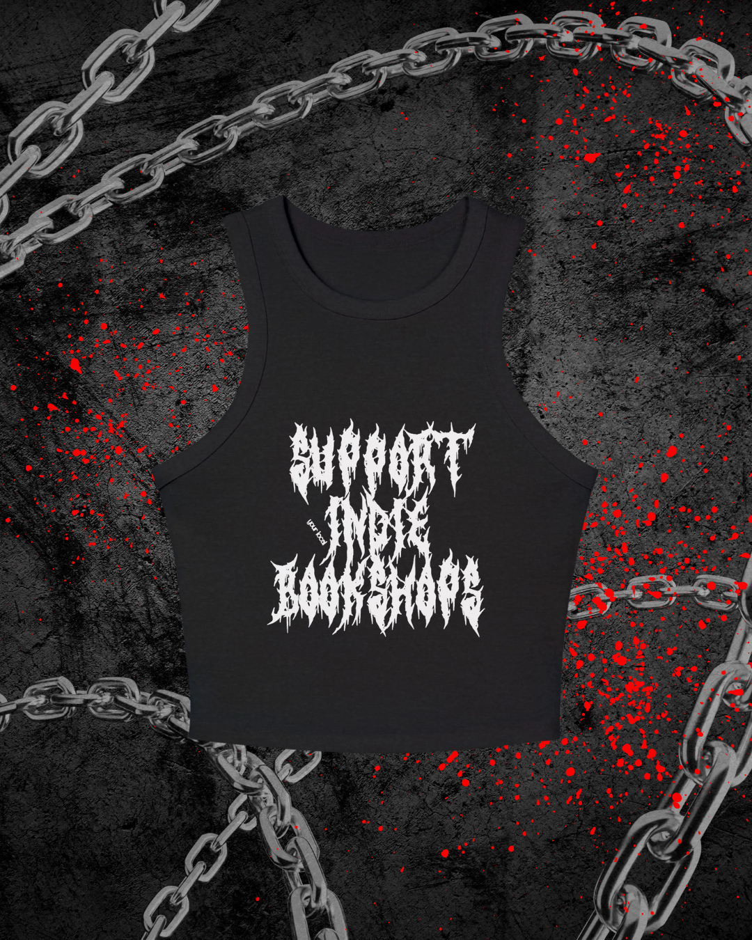 Support Your Local Indie Bookshops Racer Tank