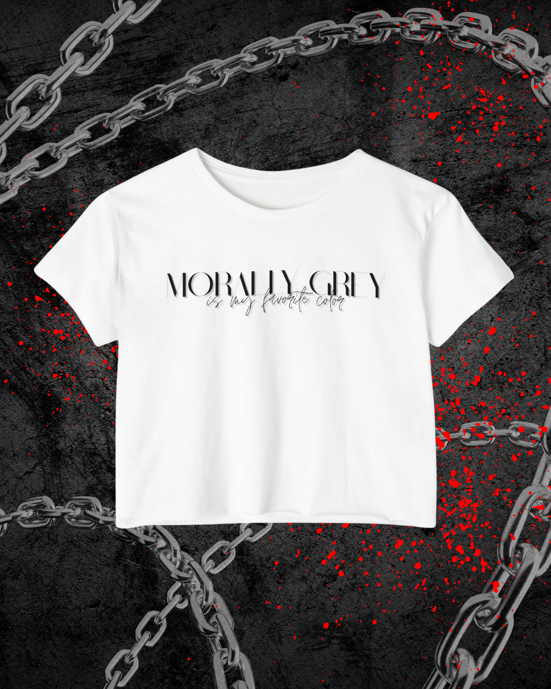Morally Grey Crop Top
