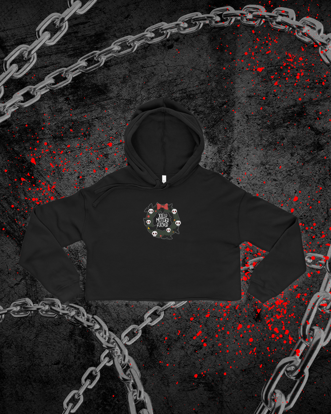 Jolly Fuck Cropped Hoodie
