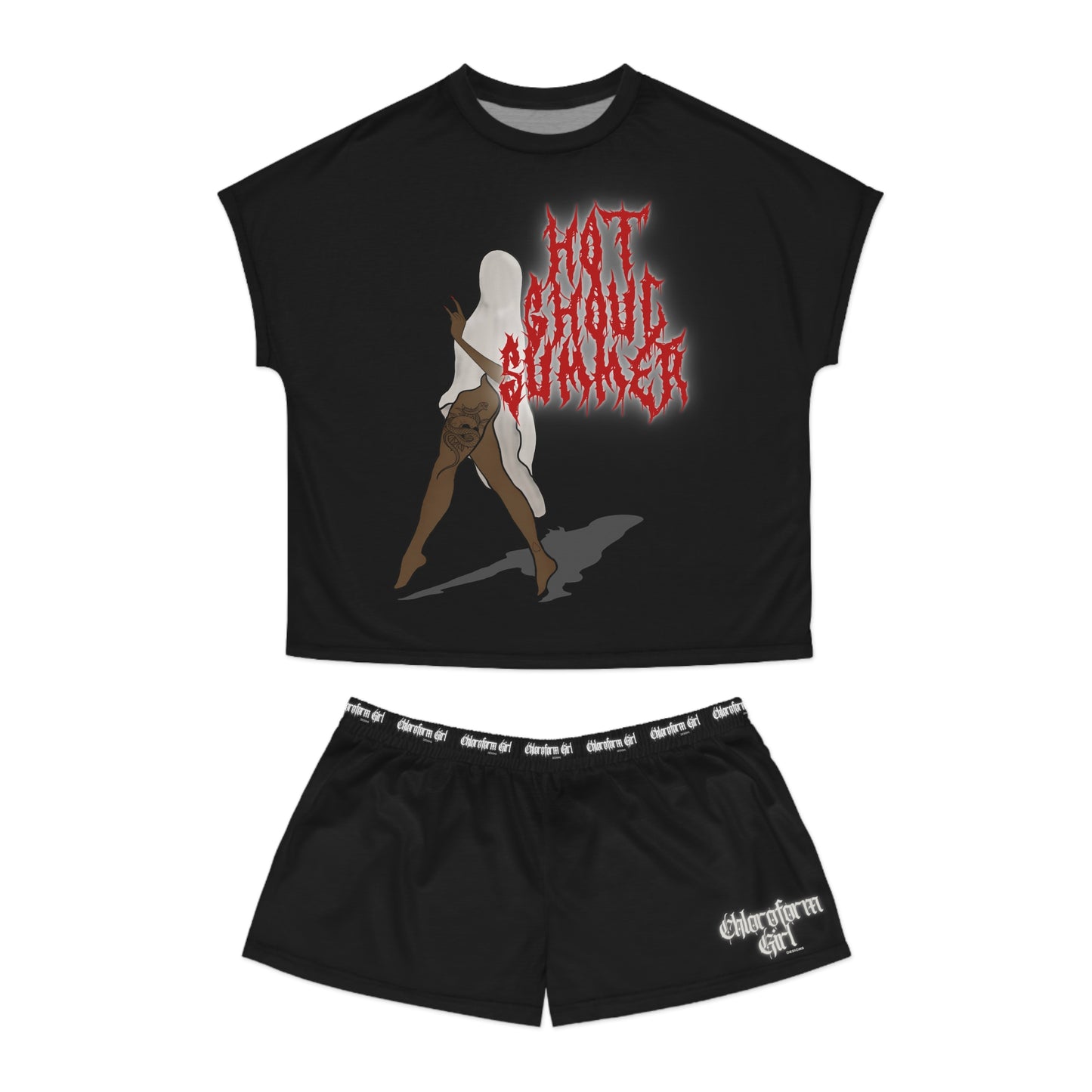 Hot Ghoul Summer Short Pajama Set