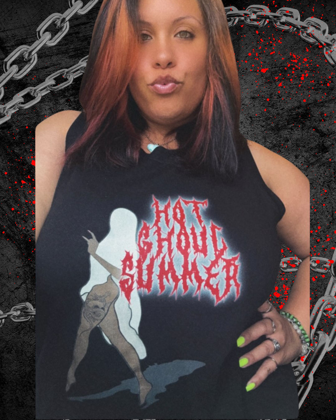 Hot Ghoul Summer *Curvy* Relaxed Tank