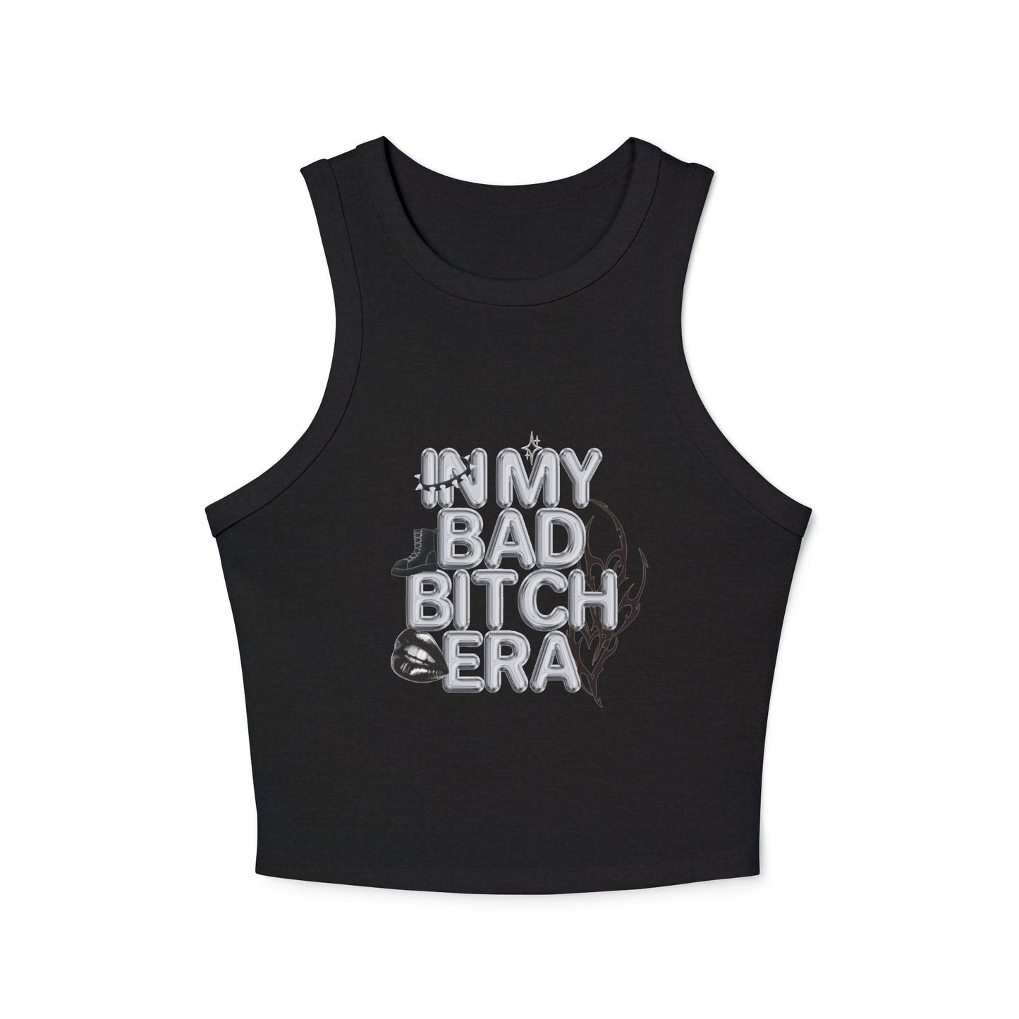Bad Bitch Era Racer Tank (BLACK)