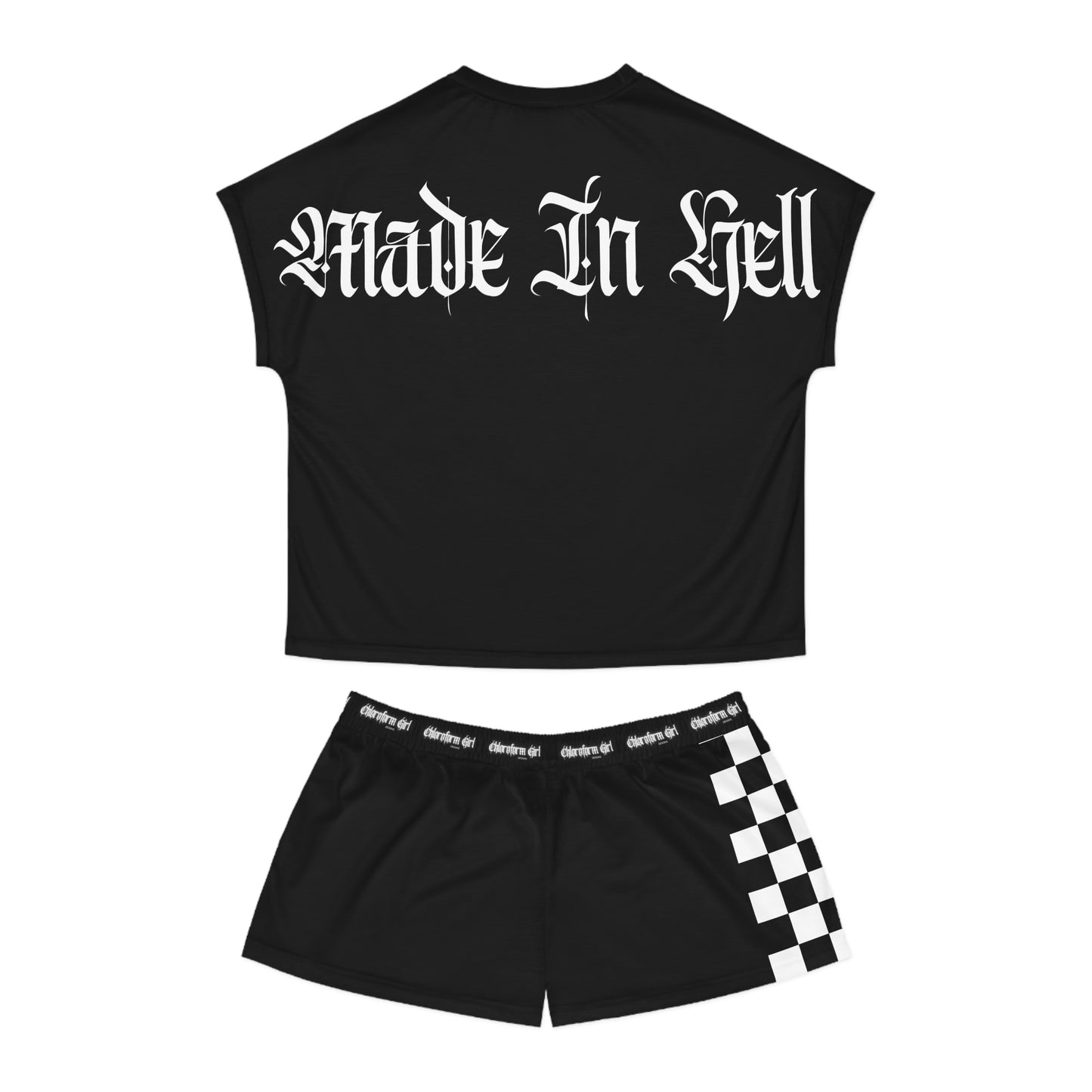 Made In Hell Short Pajama Set