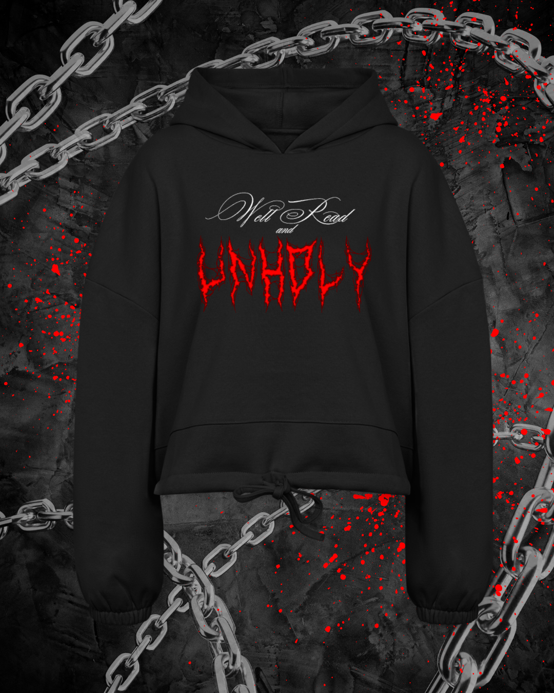 Unholy Drawstring Hoodie