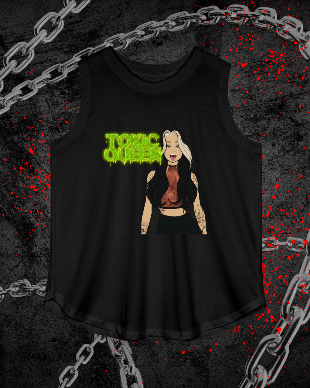 Toxic Queen *Curvy* Relaxed Tank