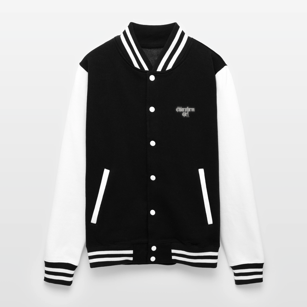 BLEGH Letterman Jacket - black/white