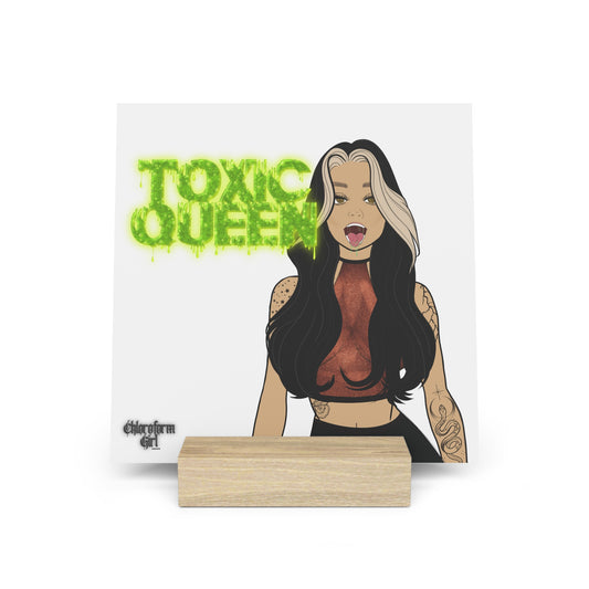 Toxic Queen Gallery Board with Stand