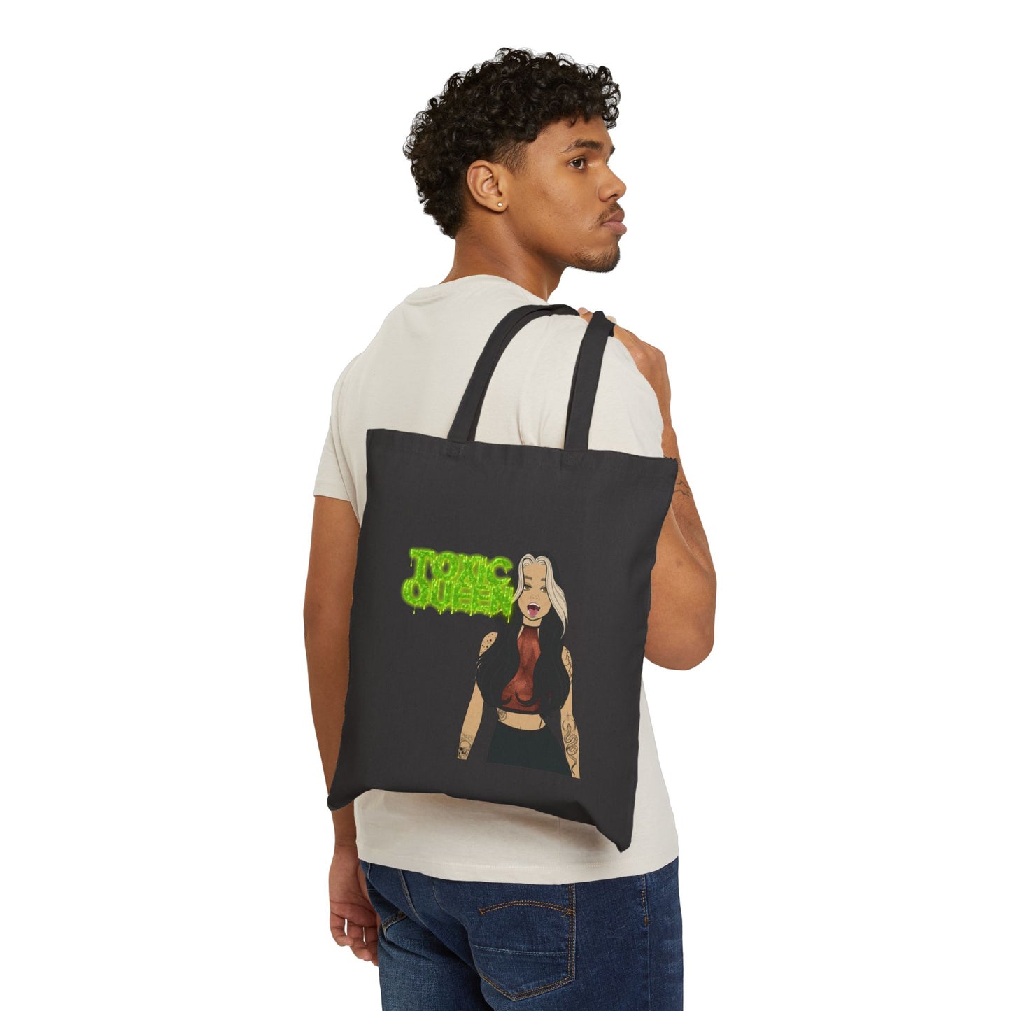 Toxic Queen Canvas Tote