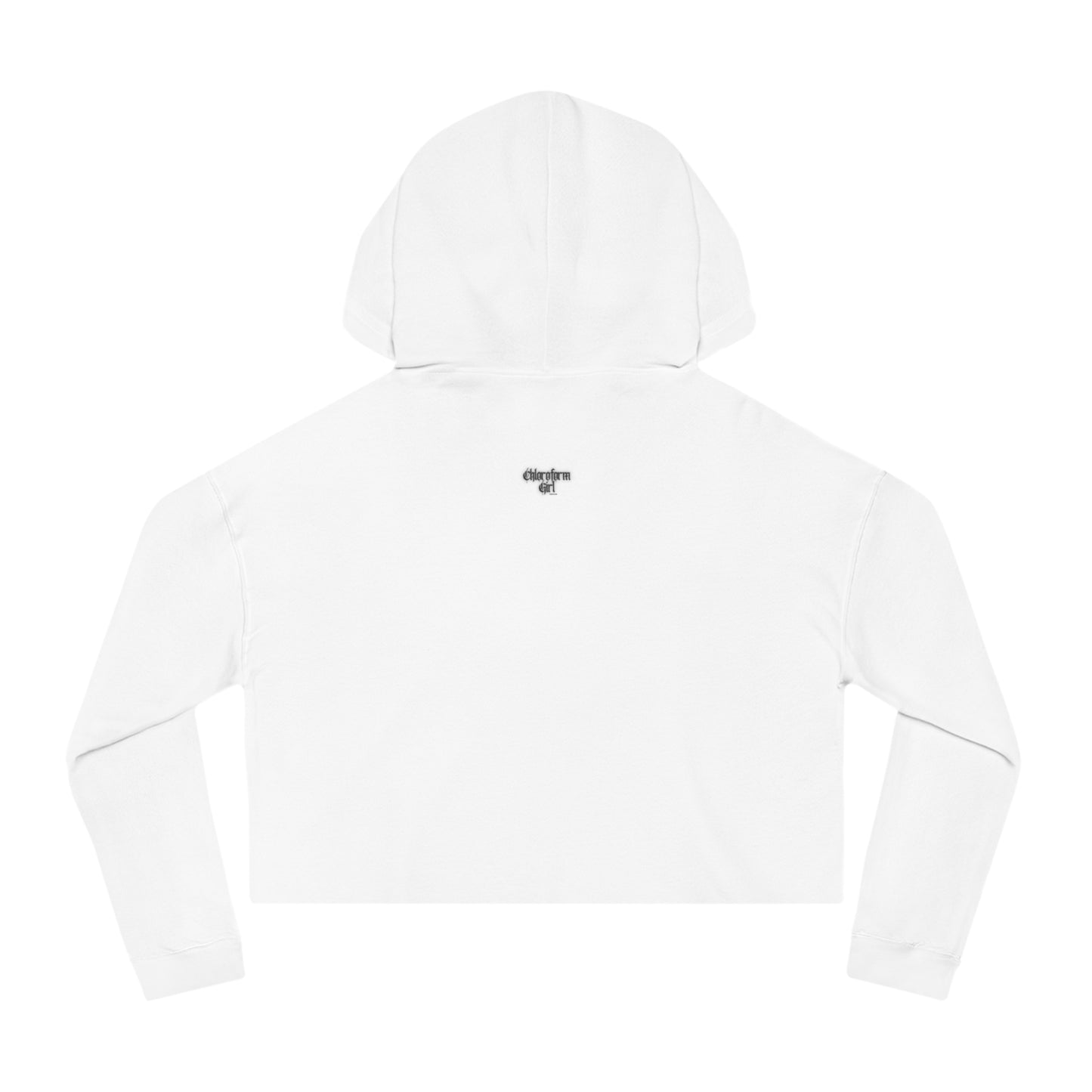 Glitched As Above, So Below Cropped Hoodie