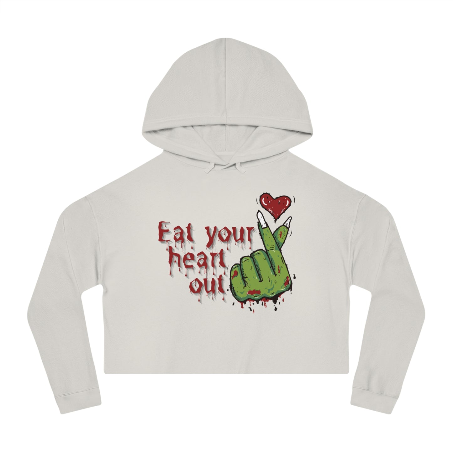 Zombie Lover Cropped Hoodie