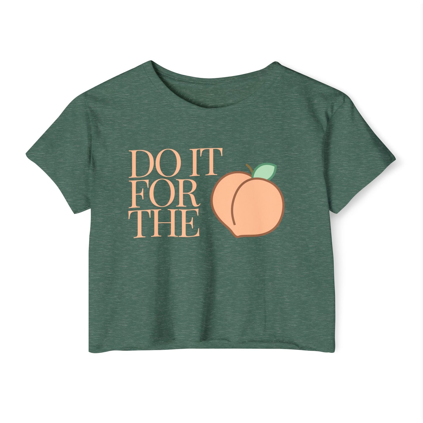 Do It For The 'Peaches' Crop Top