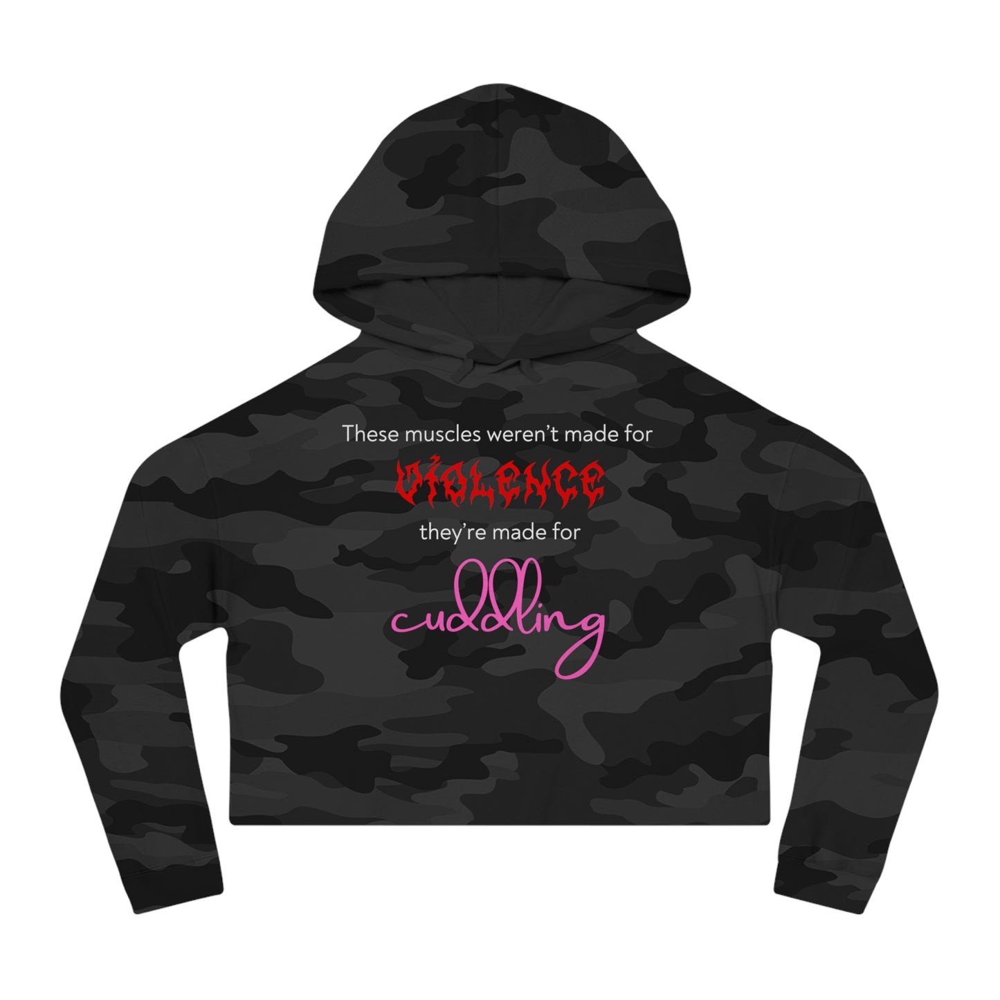 Violent Cuddles Cropped Hoodie