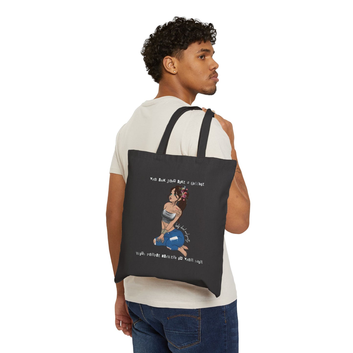 Chloroform Girl Cotton Canvas Tote