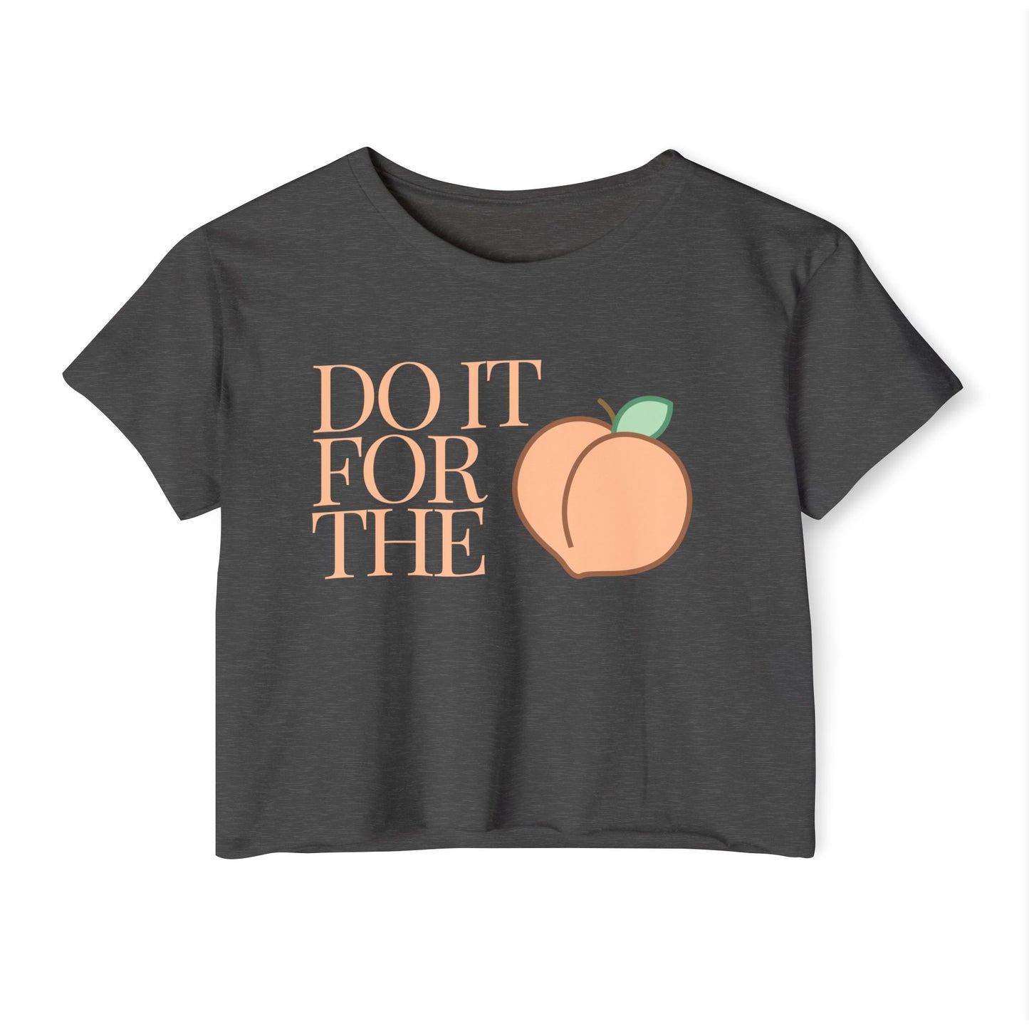 Do It For The 'Peaches' Crop Top