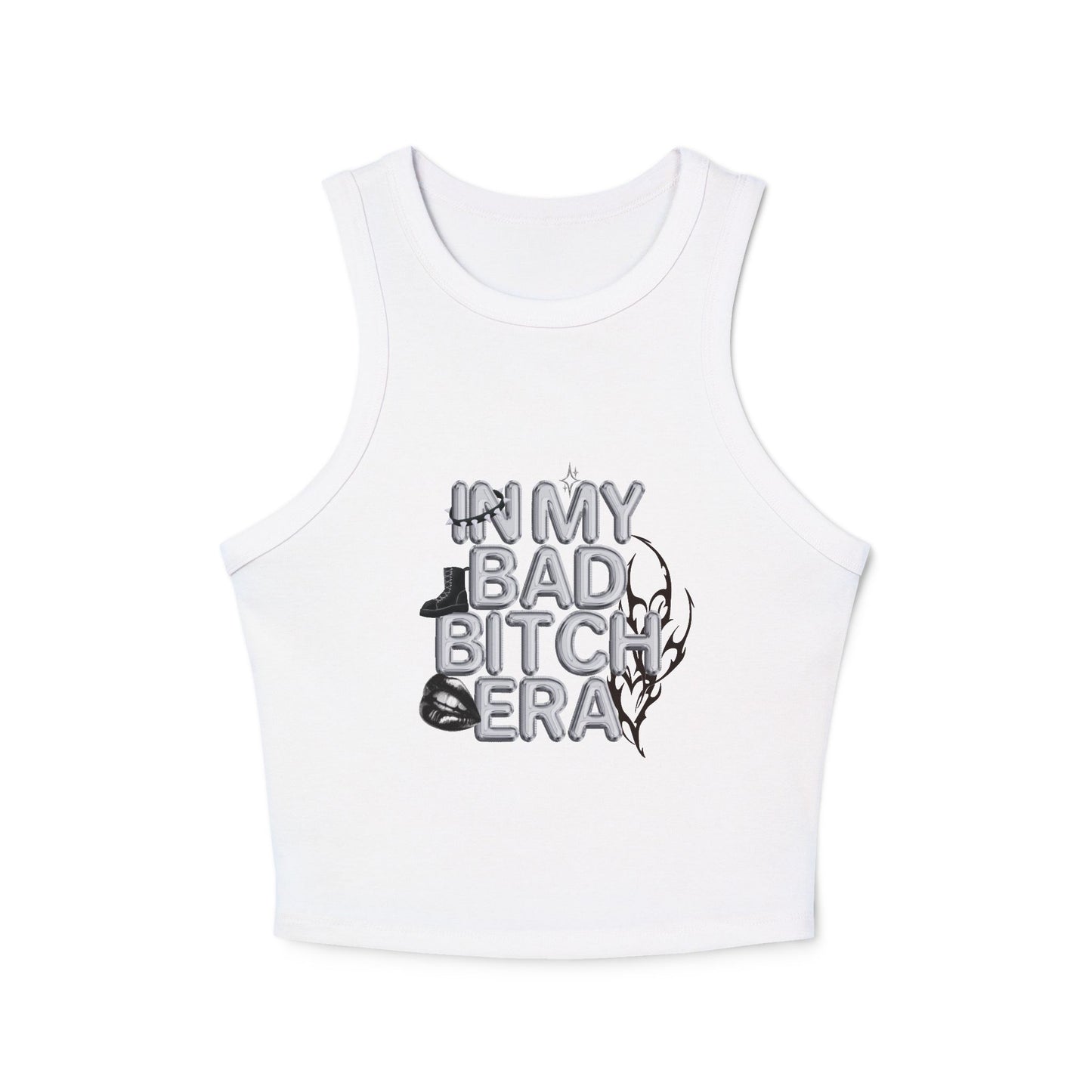 Bad Bitch Era Racer Tank (BLACK)