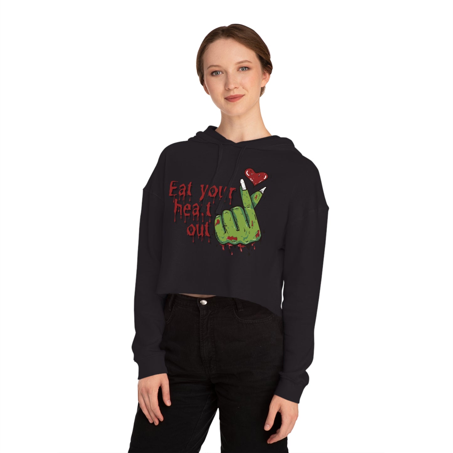 Zombie Lover Cropped Hoodie