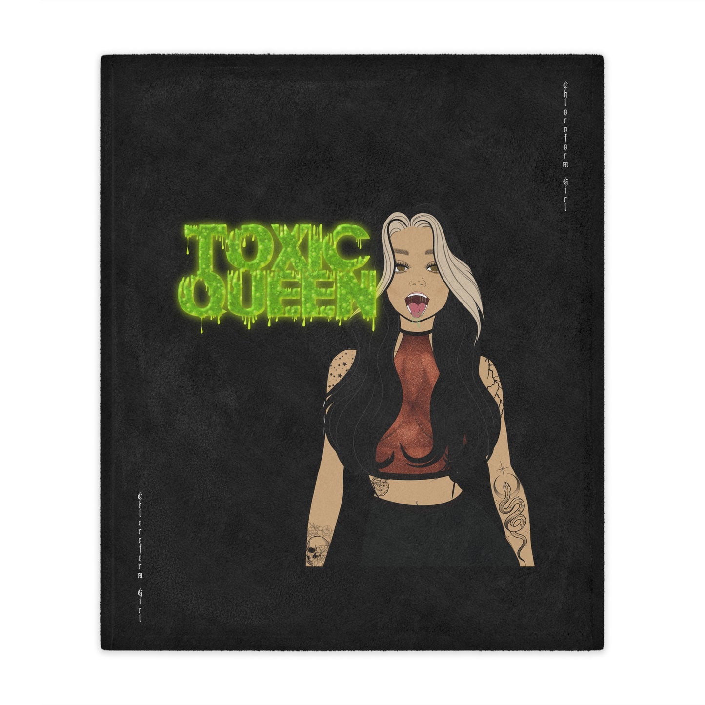 Toxic Queen Microfiber Blanket