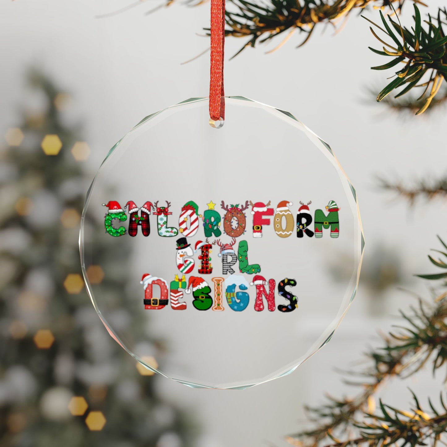 CGD Christmas Crystal Ornament