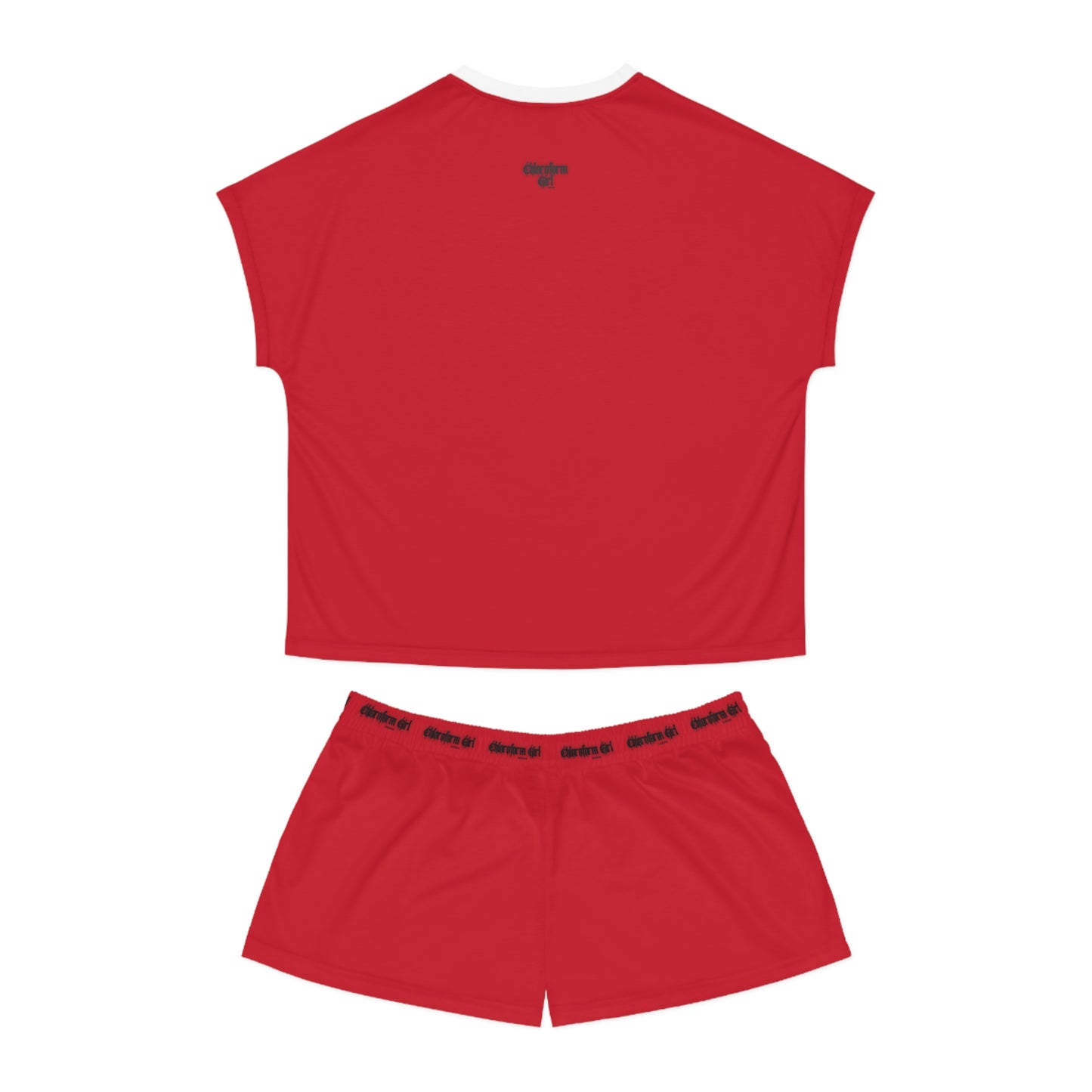 Good Girl Short Pajama Set (Red)