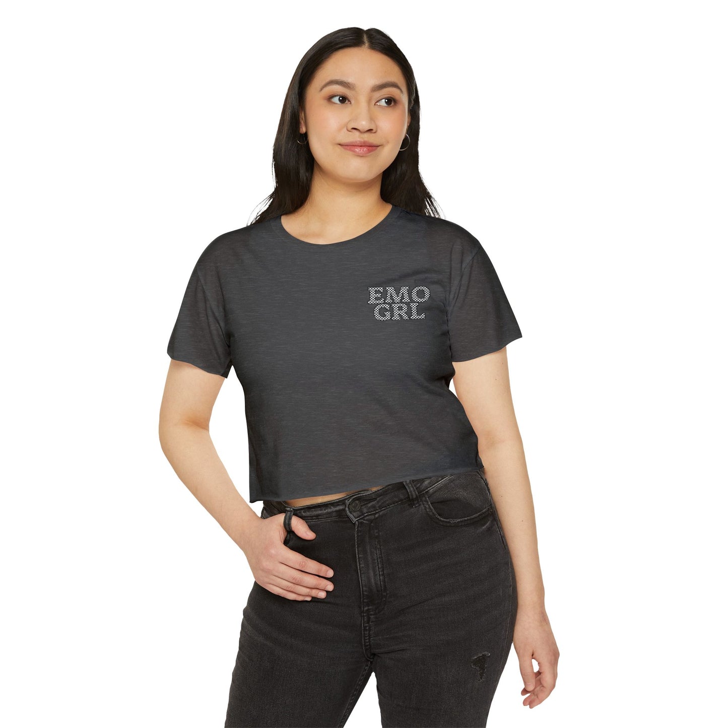 Emo Girl Crop Top