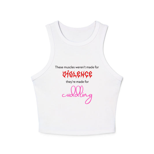 Violent Cuddles Racer Tank Top