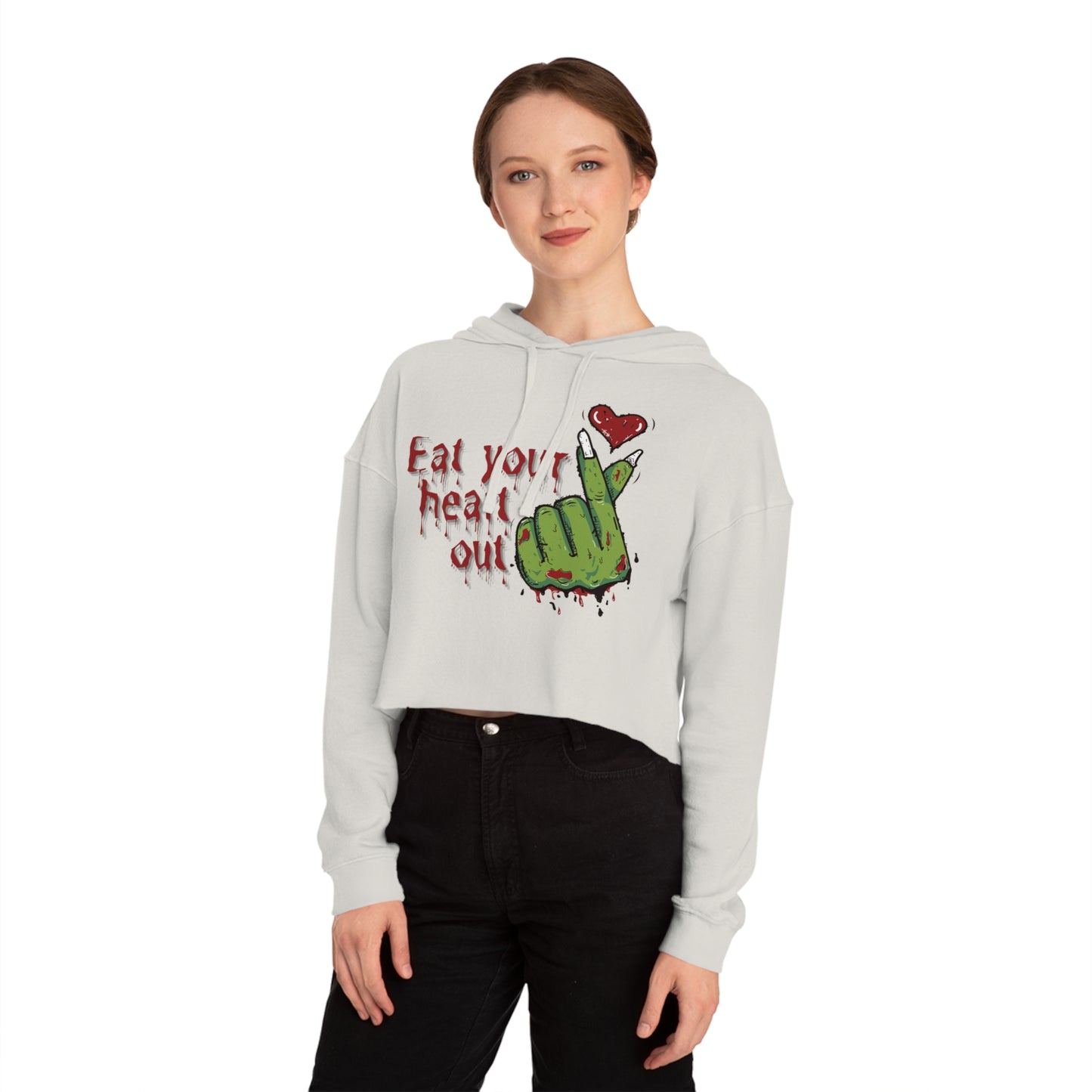 Zombie Lover Cropped Hoodie