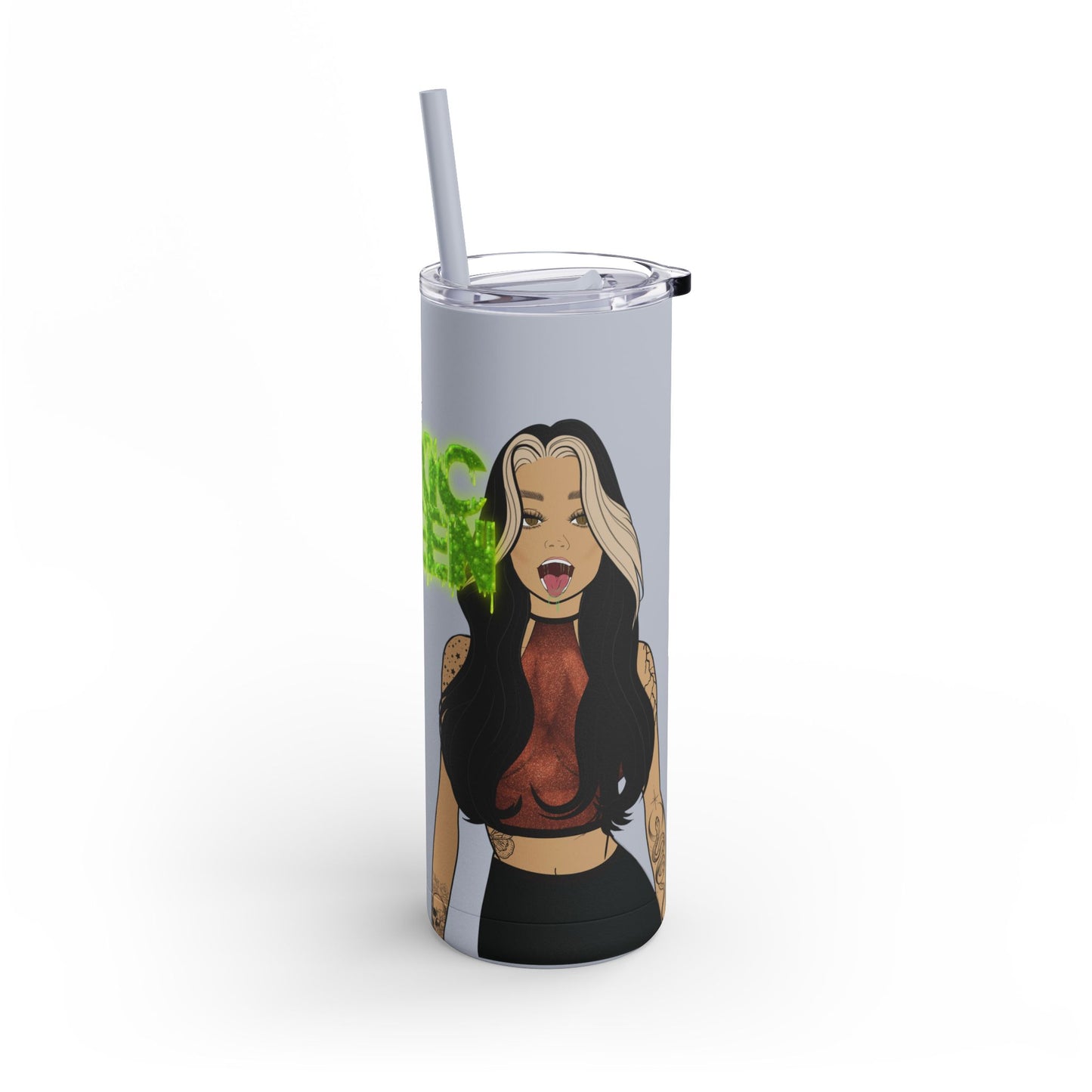 Toxic Queen Skinny Matte Tumbler 20oz