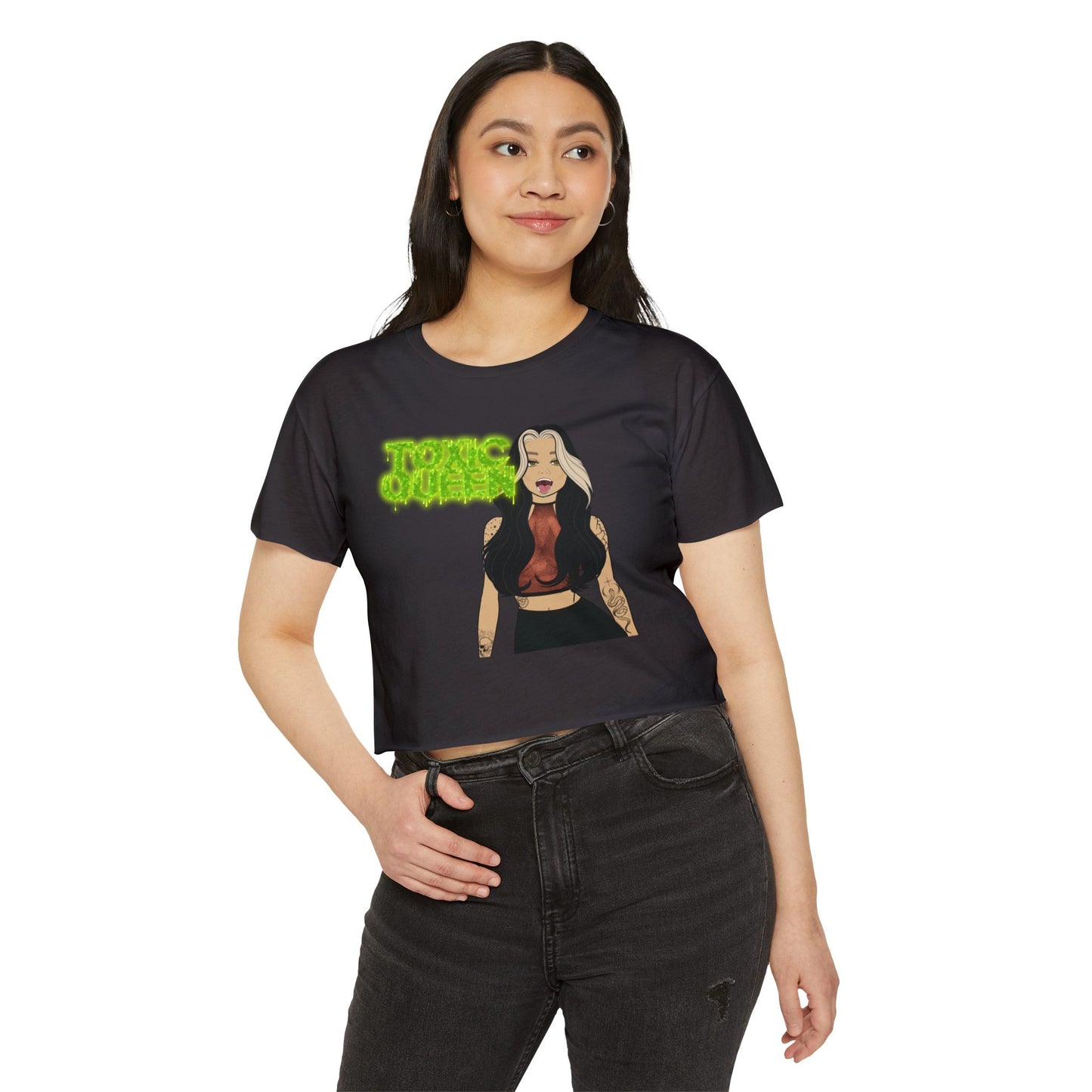 Toxic Queen Crop Top