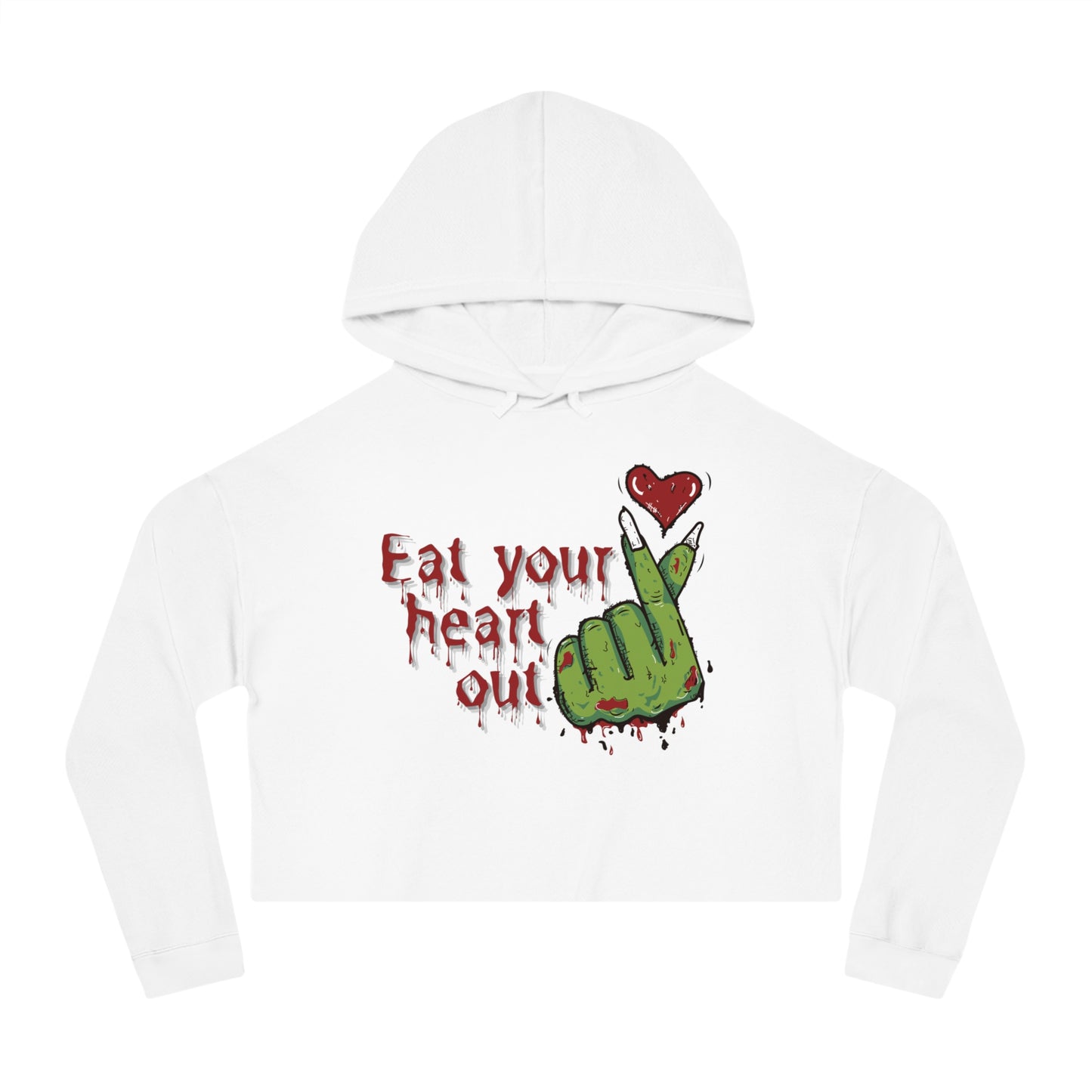 Zombie Lover Cropped Hoodie