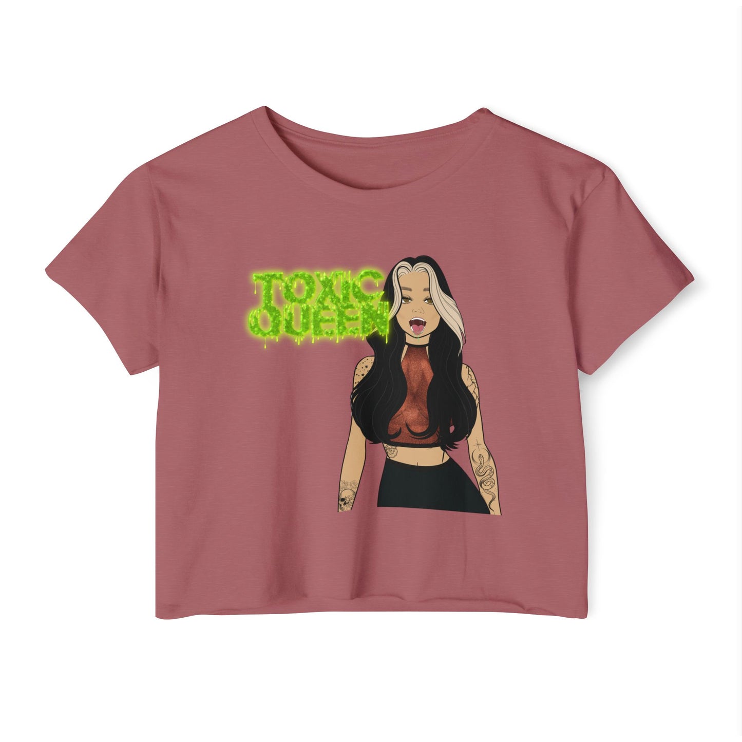 Toxic Queen Crop Top