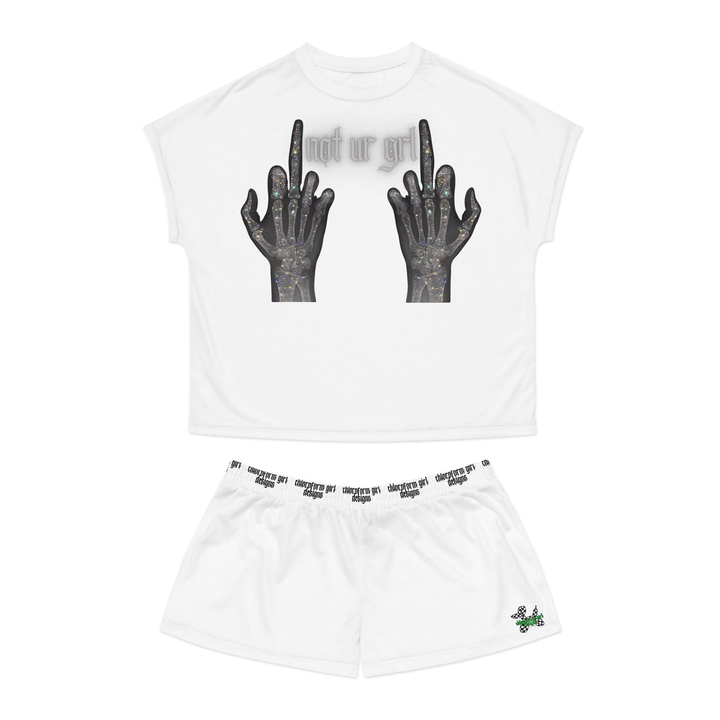 Not UR Grl Short Pajama Set
