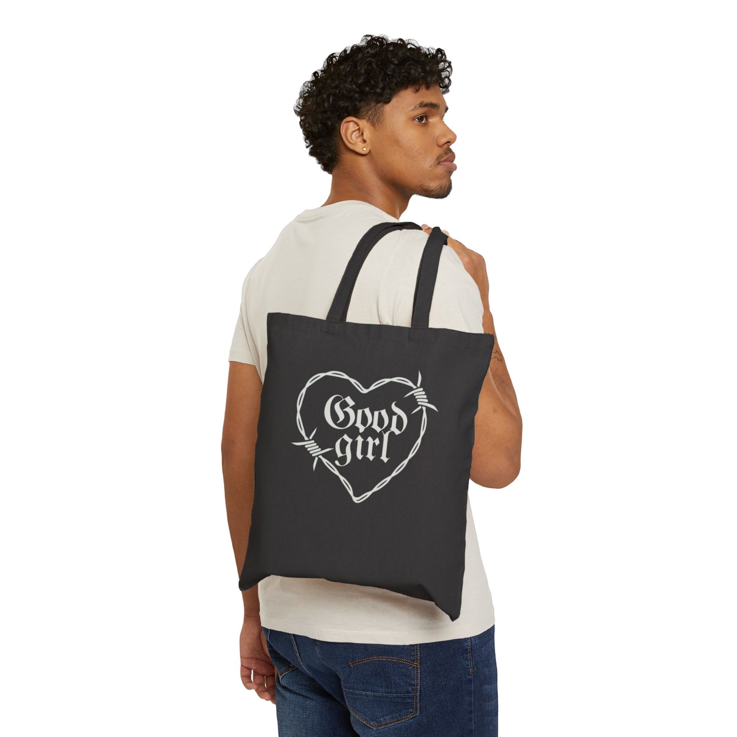 Good Girl Cotton Canvas Tote