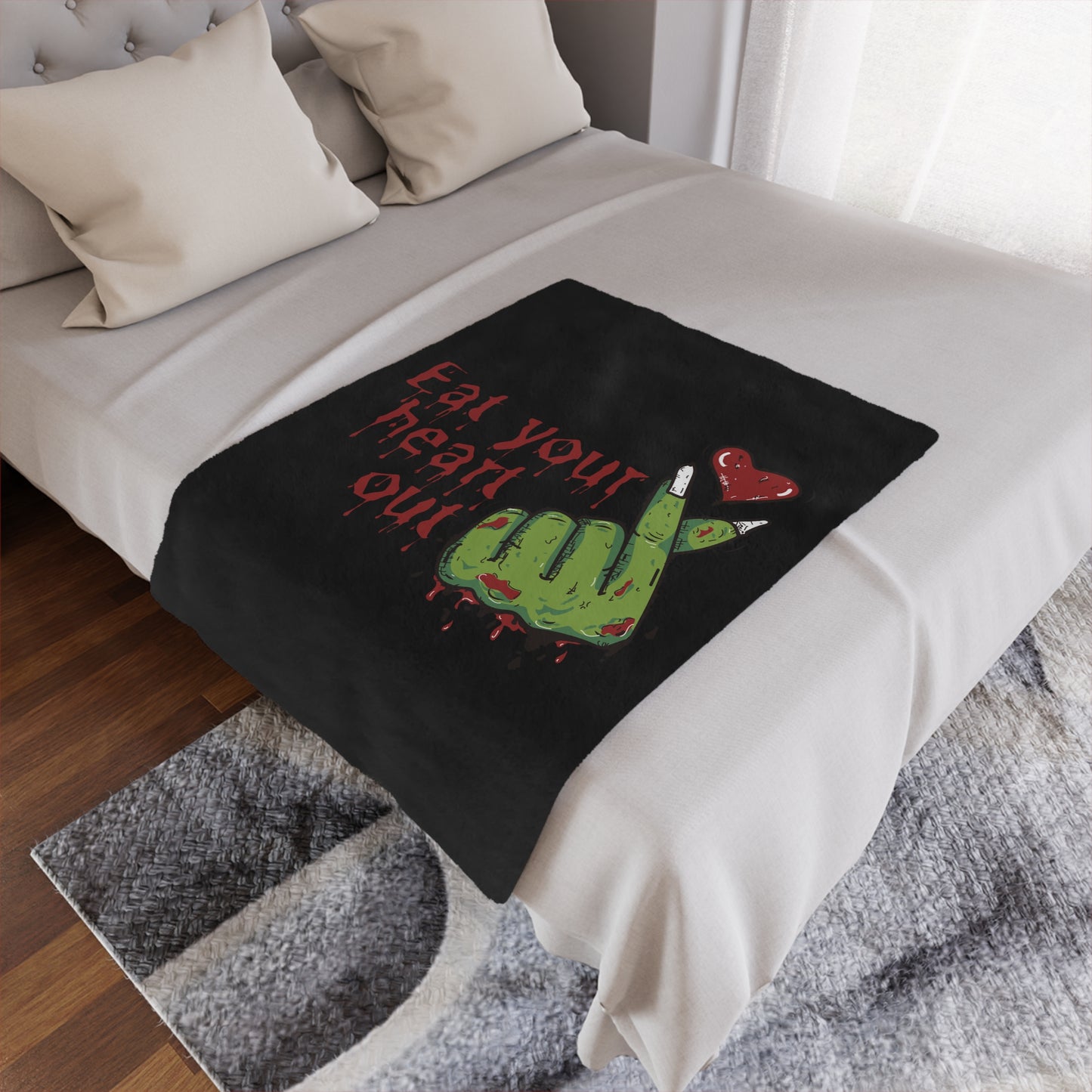 Zombie Lover Microfiber Blanket